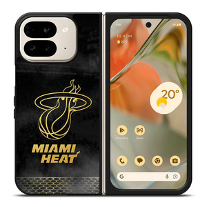 MIAMI HEAT LOGO 2 Google Pixel 9 Pro Fold Case MIAMI HEAT LOGO 2 Google Pixel 9 Pro Fold Case