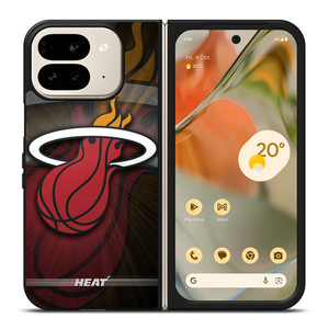 MIAMI HEAT LOGO Google Pixel 9 Pro Fold Case MIAMI HEAT LOGO Google Pixel 9 Pro Fold Case