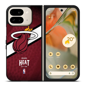 MIAMI HEAT NBA Google Pixel 9 Pro Fold Case MIAMI HEAT NBA Google Pixel 9 Pro Fold Case