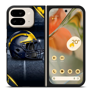 MICHIGAN WOLVERINES FOOTBALL Google Pixel 9 Pro Fold Case MICHIGAN WOLVERINES FOOTBALL Google Pixel 9 Pro Fold Case