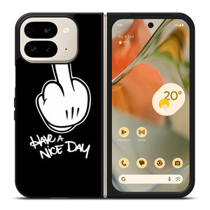 MICKEY MOUSE MIDDLE FINGER Google Pixel 9 Pro Fold Case