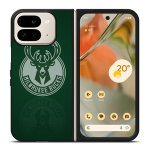 MILWAUKEE BUCKS LOGO 2 Google Pixel 9 Pro Fold Case MILWAUKEE BUCKS LOGO 2 Google Pixel 9 Pro Fold Case