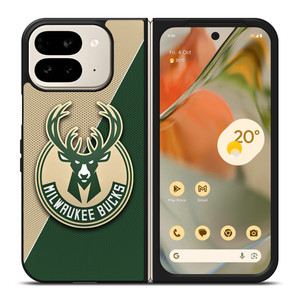 MILWAUKEE BUCKS LOGO Google Pixel 9 Pro Fold Case MILWAUKEE BUCKS LOGO Google Pixel 9 Pro Fold Case