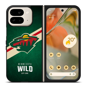 MINNESOTA WILD LOGO Google Pixel 9 Pro Fold Case MINNESOTA WILD LOGO Google Pixel 9 Pro Fold Case