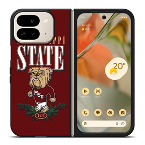 MISSISSIPPI STATE BULLDOGS SYMBOL Google Pixel 9 Pro Fold Case MISSISSIPPI STATE BULLDOGS SYMBOL Google Pixel 9 Pro Fold Case