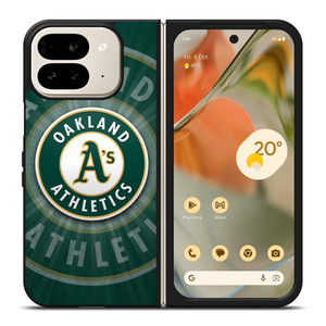 OAKLAND ATHLETICS LOGO Google Pixel 9 Pro Fold Case OAKLAND ATHLETICS LOGO Google Pixel 9 Pro Fold Case