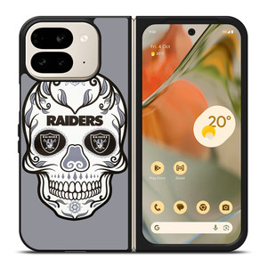 OAKLAND RAIDERS SKULL 2 Google Pixel 9 Pro Fold Case OAKLAND RAIDERS SKULL 2 Google Pixel 9 Pro Fold Case