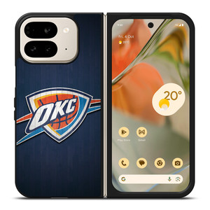 OKLAHOMA CITY THUNDER LOGO Google Pixel 9 Pro Fold Case OKLAHOMA CITY THUNDER LOGO Google Pixel 9 Pro Fold Case