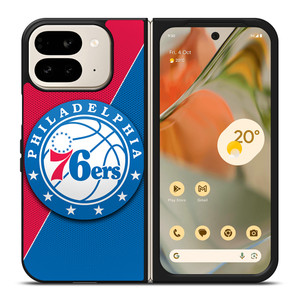 PHILADELPHIA 76ERS LOGO 2 Google Pixel 9 Pro Fold Case PHILADELPHIA 76ERS LOGO 2 Google Pixel 9 Pro Fold Case