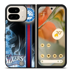 PHILADELPHIA 76ERS NBA 2 Google Pixel 9 Pro Fold Case PHILADELPHIA 76ERS NBA 2 Google Pixel 9 Pro Fold Case