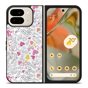 PINK COACH PATTERN LOGO Google Pixel 9 Pro Fold Case PINK COACH PATTERN LOGO Google Pixel 9 Pro Fold Case