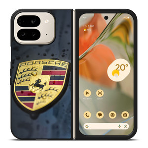 PORSCHE LOGO 2 Google Pixel 9 Pro Fold Case PORSCHE LOGO 2 Google Pixel 9 Pro Fold Case