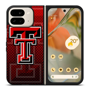 RED RAIDERS TEXAS TECH LOGO Google Pixel 9 Pro Fold Case RED RAIDERS TEXAS TECH LOGO Google Pixel 9 Pro Fold Case