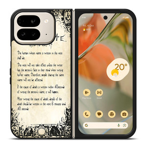 RULES OF THE DEATH NOTE 2 Google Pixel 9 Pro Fold Case RULES OF THE DEATH NOTE 2 Google Pixel 9 Pro Fold Case