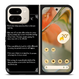 RULES OF THE DEATH NOTE Google Pixel 9 Pro Fold Case RULES OF THE DEATH NOTE Google Pixel 9 Pro Fold Case