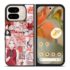SAKURA HARUNO COLLAGE Google Pixel 9 Pro Fold Case