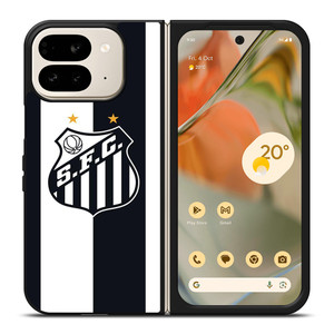 SANTOS FC LOGO Google Pixel 9 Pro Fold Case SANTOS FC LOGO Google Pixel 9 Pro Fold Case