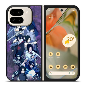 SASUKE UCHIHA COLLAGE Google Pixel 9 Pro Fold Case SASUKE UCHIHA COLLAGE Google Pixel 9 Pro Fold Case