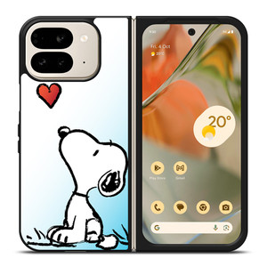 SNOOPY LOVE 2 Google Pixel 9 Pro Fold Case SNOOPY LOVE 2 Google Pixel 9 Pro Fold Case