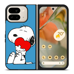 SNOOPY LOVE Google Pixel 9 Pro Fold Case SNOOPY LOVE Google Pixel 9 Pro Fold Case