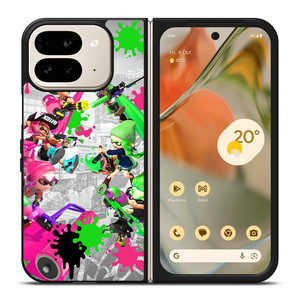 SPLATOON GAME Google Pixel 9 Pro Fold Case SPLATOON GAME Google Pixel 9 Pro Fold Case