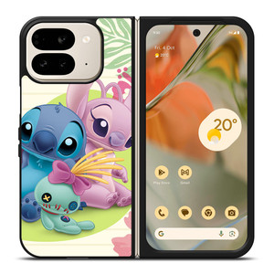 STITCH AND HIS GIRLFRIEND Google Pixel 9 Pro Fold Case