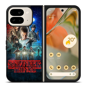 STRANGER THINGS CHARACTERS MOVIE Google Pixel 9 Pro Fold Case STRANGER THINGS CHARACTERS MOVIE Google Pixel 9 Pro Fold Case