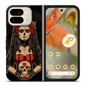 SUGAR SKULL GIRL 2 Google Pixel 9 Pro Fold Case SUGAR SKULL GIRL 2 Google Pixel 9 Pro Fold Case