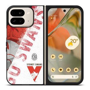 SYDNEY SWANS AFL LOGO Google Pixel 9 Pro Fold Case SYDNEY SWANS AFL LOGO Google Pixel 9 Pro Fold Case