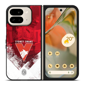 SYDNEY SWANS AFL Google Pixel 9 Pro Fold Case SYDNEY SWANS AFL Google Pixel 9 Pro Fold Case