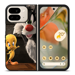 SYLVESTER THE CAT AND TWEETY Google Pixel 9 Pro Fold Case SYLVESTER THE CAT AND TWEETY Google Pixel 9 Pro Fold Case