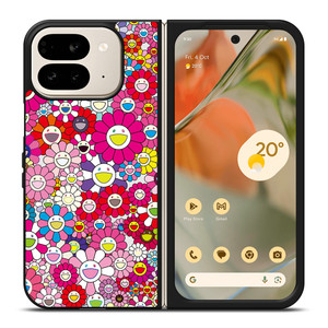 TAKASHI MURAKAMI PINK Google Pixel 9 Pro Fold Case TAKASHI MURAKAMI PINK Google Pixel 9 Pro Fold Case