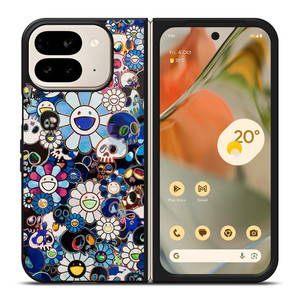 TAKASHI MURAKAMI SKULL Google Pixel 9 Pro Fold Case TAKASHI MURAKAMI SKULL Google Pixel 9 Pro Fold Case