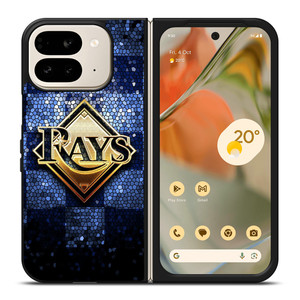 TAMPA BAY RAYS MLB LOGO Google Pixel 9 Pro Fold Case TAMPA BAY RAYS MLB LOGO Google Pixel 9 Pro Fold Case