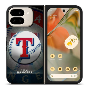 TEXAS RANGERS LOGO 3 Google Pixel 9 Pro Fold Case TEXAS RANGERS LOGO 3 Google Pixel 9 Pro Fold Case
