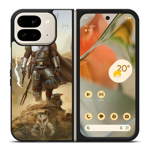 THE MANDALORIAN STARWARS Google Pixel 9 Pro Fold Case THE MANDALORIAN STARWARS Google Pixel 9 Pro Fold Case