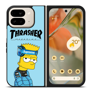 THRASHER MAGAZINE BART Google Pixel 9 Pro Fold Case THRASHER MAGAZINE BART Google Pixel 9 Pro Fold Case