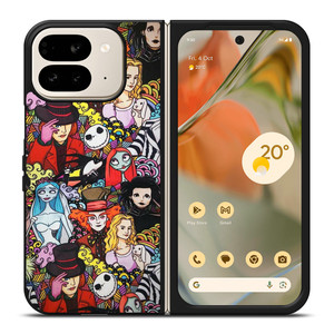 TIM BURTON CHARACTERS Google Pixel 9 Pro Fold Case