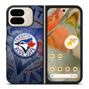 TORONTO BLUE JAYS LOGO Google Pixel 9 Pro Fold Case TORONTO BLUE JAYS LOGO Google Pixel 9 Pro Fold Case