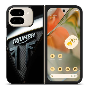 TRIUMPH MOTORCYCLE LOGO Google Pixel 9 Pro Fold Case TRIUMPH MOTORCYCLE LOGO Google Pixel 9 Pro Fold Case