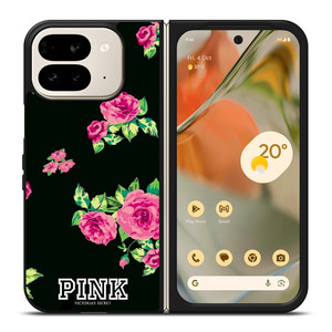 VICTORIA'S SECRET FLORAL PINK Google Pixel 9 Pro Fold Case VICTORIA'S SECRET FLORAL PINK Google Pixel 9 Pro Fold Case