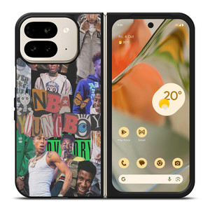 YOUNGBOY NBA COLLAGE 2 Google Pixel 9 Pro Fold Case YOUNGBOY NBA COLLAGE 2 Google Pixel 9 Pro Fold Case