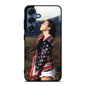 AMERICAN FLAG GIRL Samsung Galaxy S25 Case AMERICAN FLAG GIRL Samsung Galaxy S25 Case
