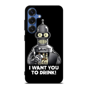 BENDER IN FUTURAMA Samsung Galaxy S25 Case BENDER IN FUTURAMA Samsung Galaxy S25 Case