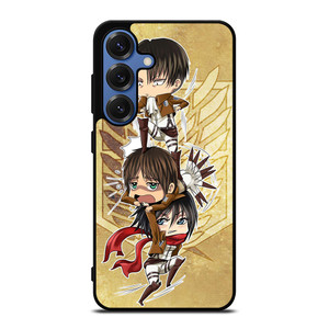 CHIBI ATTACK ON TITAN Samsung Galaxy S25 Case