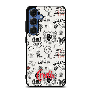 CRUELLA DISNEY PATTERN Samsung Galaxy S25 Case CRUELLA DISNEY PATTERN Samsung Galaxy S25 Case
