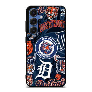 DETROIT TIGERS PATTERN Samsung Galaxy S25 Case DETROIT TIGERS PATTERN Samsung Galaxy S25 Case