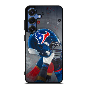 HOUSTON TEXANS HELMET 3 Samsung Galaxy S25 Case HOUSTON TEXANS HELMET 3 Samsung Galaxy S25 Case