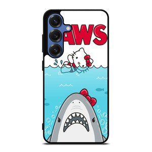 JAWS VS HELLO KITTY Samsung Galaxy S25 Case JAWS VS HELLO KITTY Samsung Galaxy S25 Case