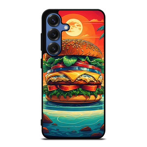 JIMMY BUFFETT BURGER Samsung Galaxy S25 Case JIMMY BUFFETT BURGER Samsung Galaxy S25 Case